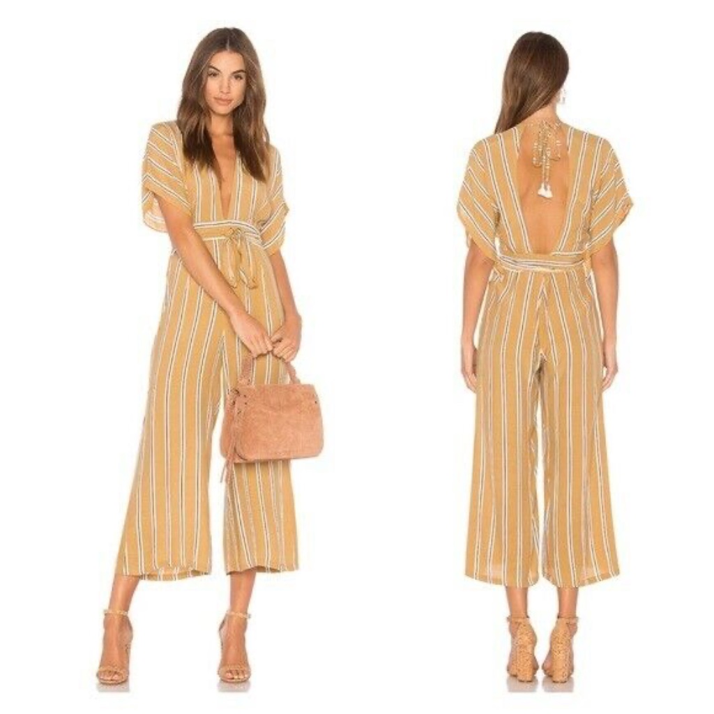 Faithfull The Brand Cedric Jumpsuit Clarke Stripe